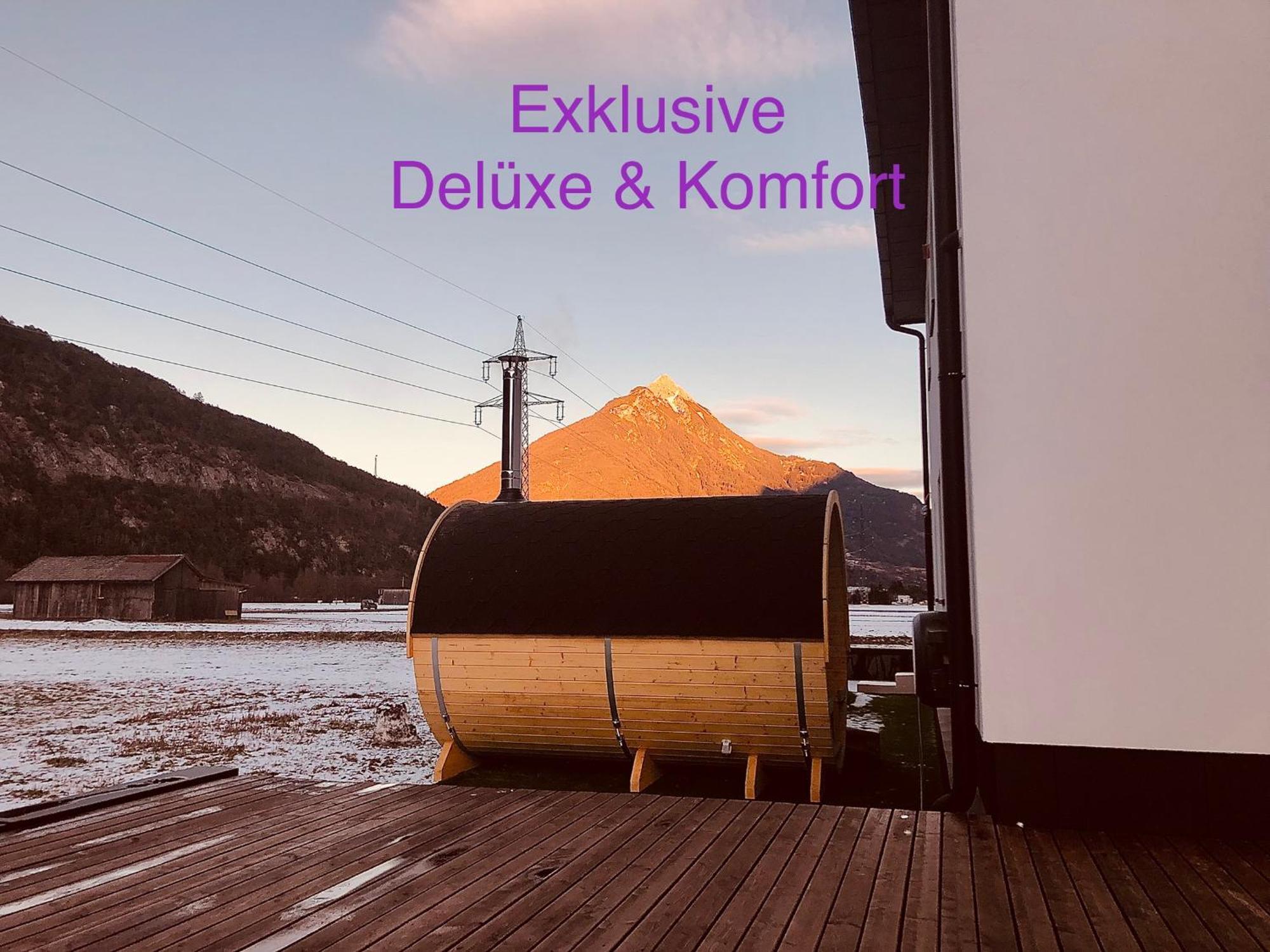 Deluxefort Fuer 10 Gaeste Mit Eigenem Whirlpool Und Fasssauna امست المظهر الخارجي الصورة